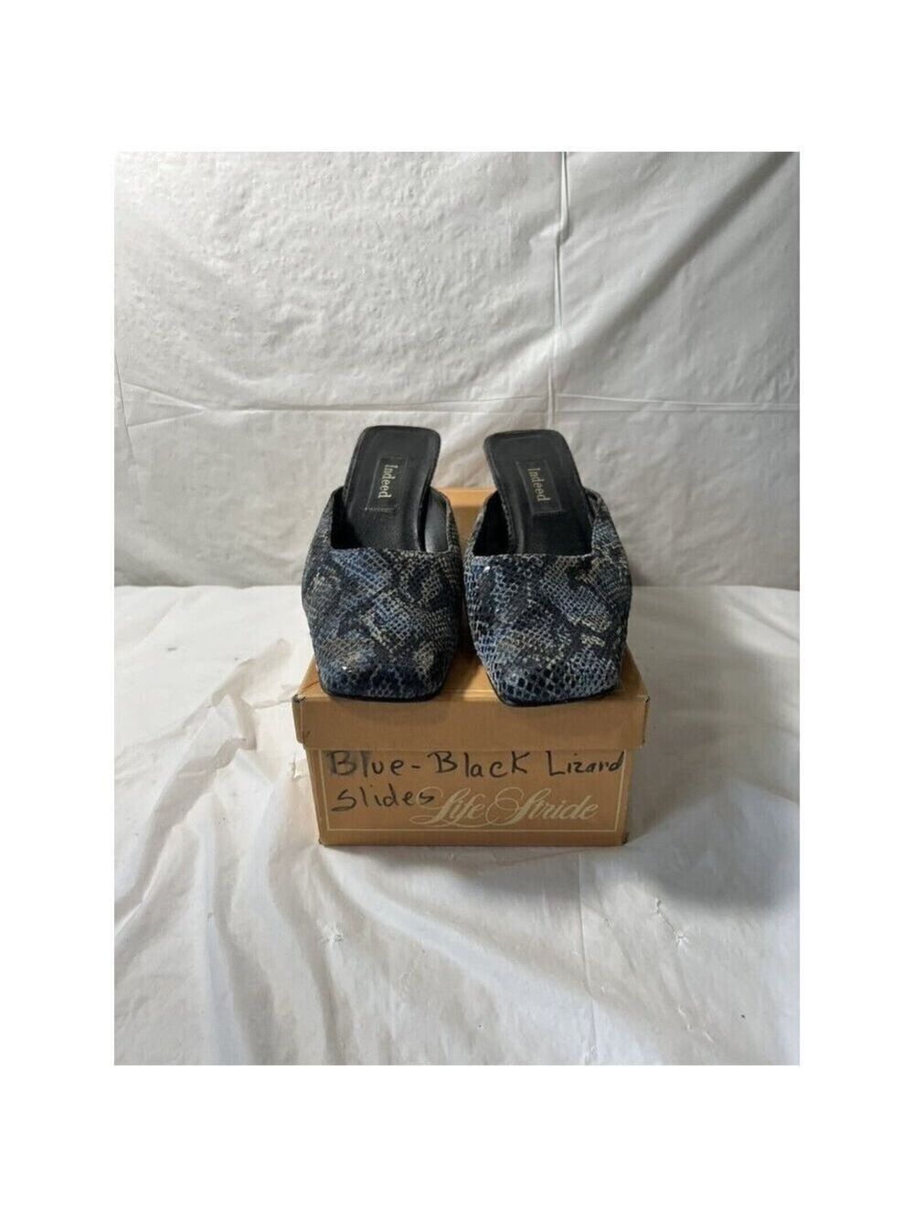 Indeed Savvy Women's Sandals Shoes 9.5 M Mules snake skin